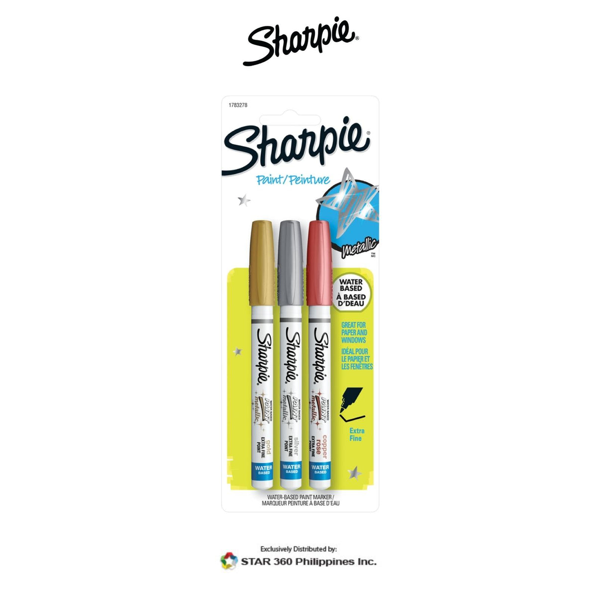 Sharpie Water Based Paint Marker Sets Star 360