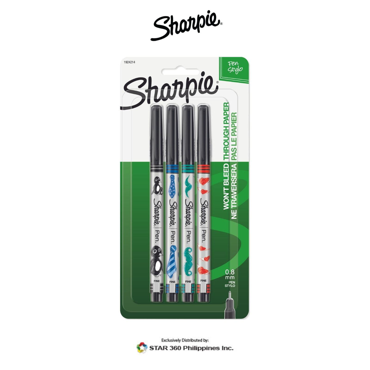 Sharpie Art Pen Fine (Blister Pack) Star 360