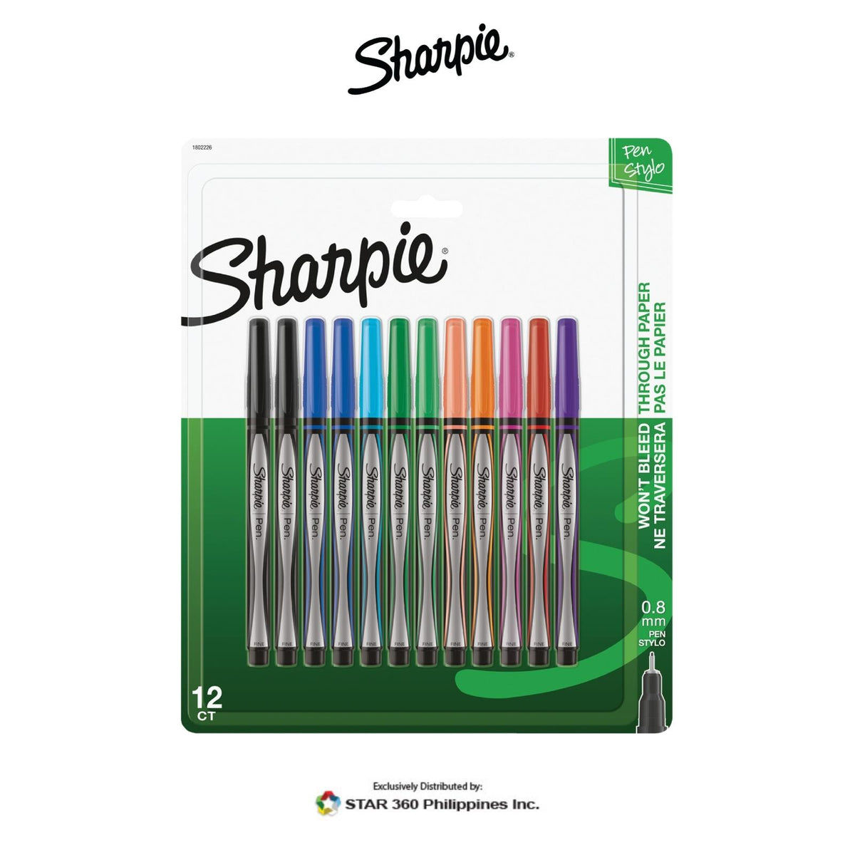 Sharpie Art Pen Fine New Colors Star 360