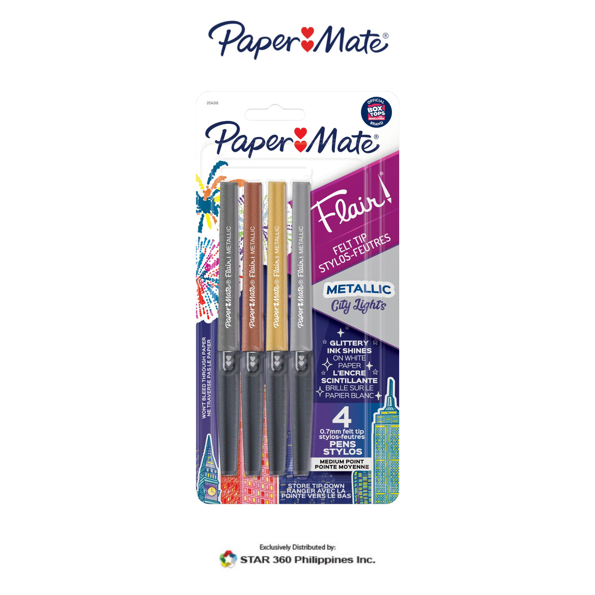 Paper Mate Flair Medium Point Candy Pop 32ct – Star 360