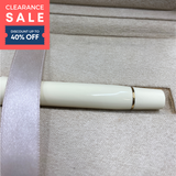 (CLEARANCE SALE) Parker Duofold White Ivorine Gold Trim Rollerball Pen