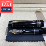 (CLEARANCE SALE) Parker Duofold International Black PT Fountain Pen