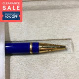 (CLEARANCE SALE) Parker Duofold Lapis Lazuli Gold Trim Ballpoint Pen
