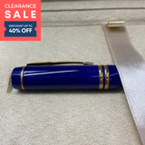 (CLEARANCE SALE) Parker Duofold Lapis Lazuli Gold Trim Rollerball Pen