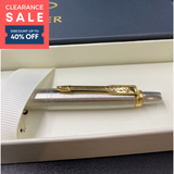 (CLEARANCE SALE) Parker Jotter London Stainless Steel Gold Trim Ballpoint Pen