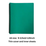 CLEARANCE SALE: EVO Clearbook A4 9-3/4x12-1/8inch and FC 9-3/4`x14inch (20 sheets) (Display Book) ( 96pc. | 36pc. | 12pc.)