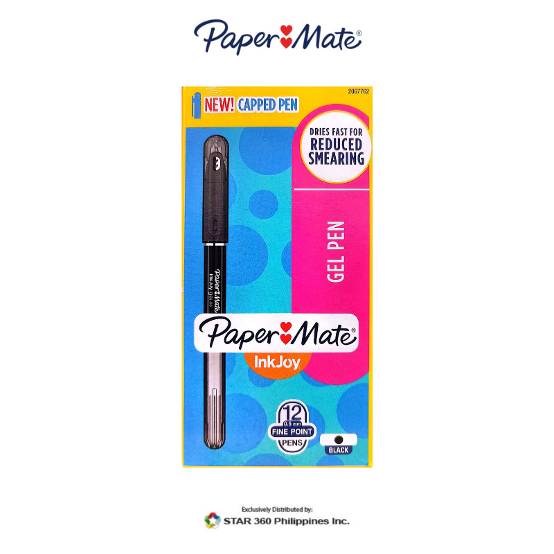 Paper Mate Inkjoy Capped Gel Pen (Box of 12s)