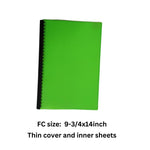 CLEARANCE SALE: EVO Clearbook A4 9-3/4x12-1/8inch and FC 9-3/4`x14inch (20 sheets) (Display Book) ( 96pc. | 36pc. | 12pc.)