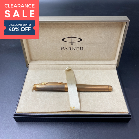 (CLEARANCE SALE) Parker Premier Monochrome Pink Gold Rollerball Pen
