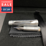 (CLEARANCE SALE) Parker Premier Monochrome Titanium Fountain Pen Medium nib