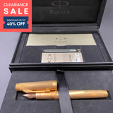 (CLEARANCE SALE) Parker Premier Monochrome Pink Gold Fountain Pen Medium Nib