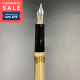 (CLEARANCE SALE) Parker Sonnet Feminine Silver Fountain Pen with Free Pen Pouch