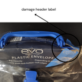 CLEARANCE SALE: EVO Plastic Envelope (Push Lock/ Zipper Lock) - with MINIMAL FLAWS/ DEFECT