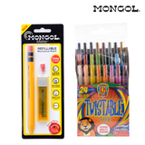 Mongol Mates with LK Art Twistable Crayons Bundle