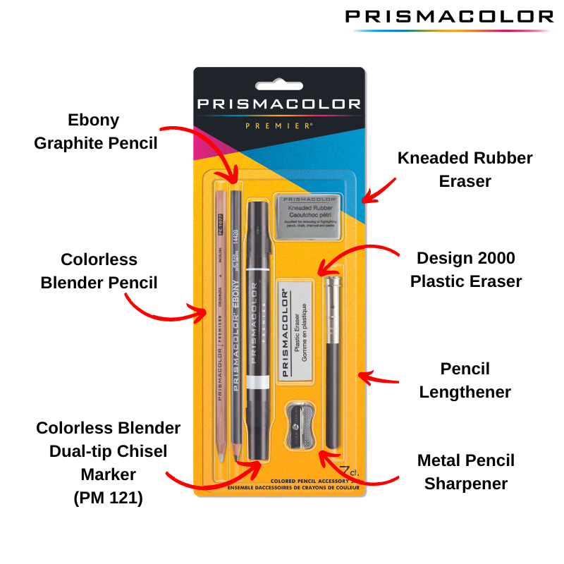 Prismacolor Colorless Blender Premier Colored Pencil PC1077 (Set