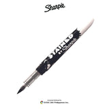 Sharpie Stained Brush Marker Fabric Marker Black (Box of 12)
