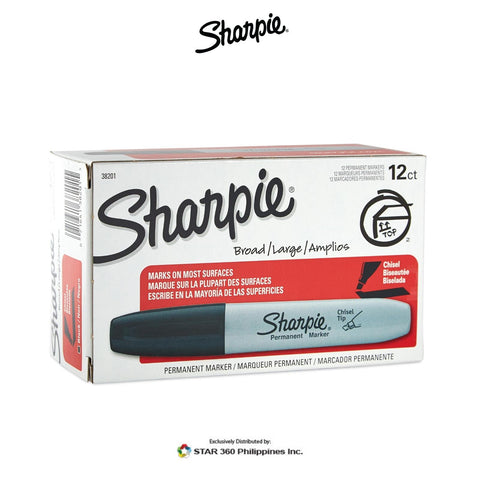 Sharpie Chisel Tip Marker (Box of 12s)