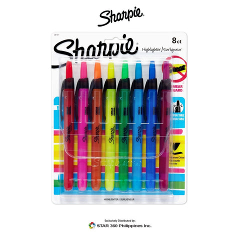 Sharpie Retractable Highlighter Assorted Sets