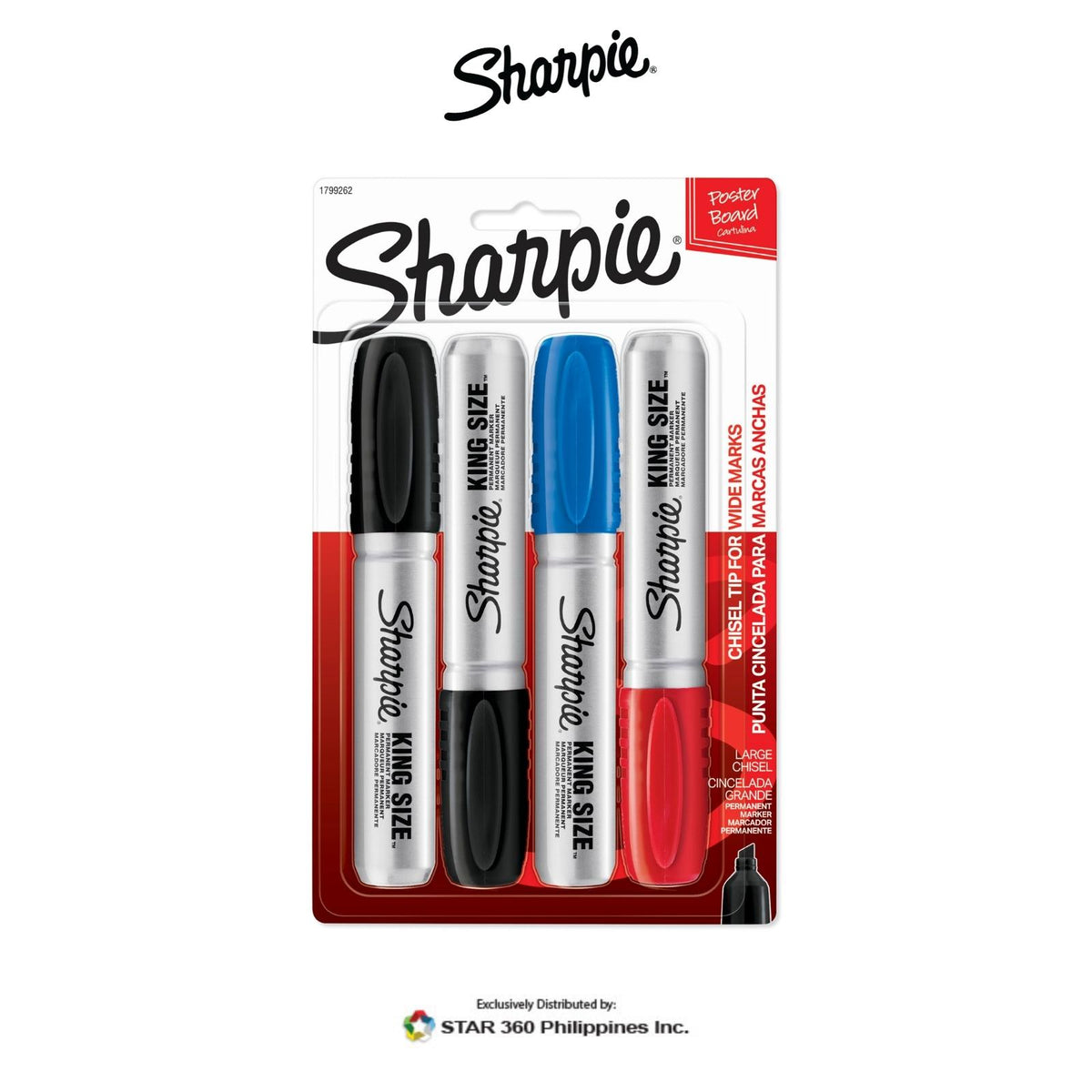 Sharpie King Size Chisel Sets – Star 360