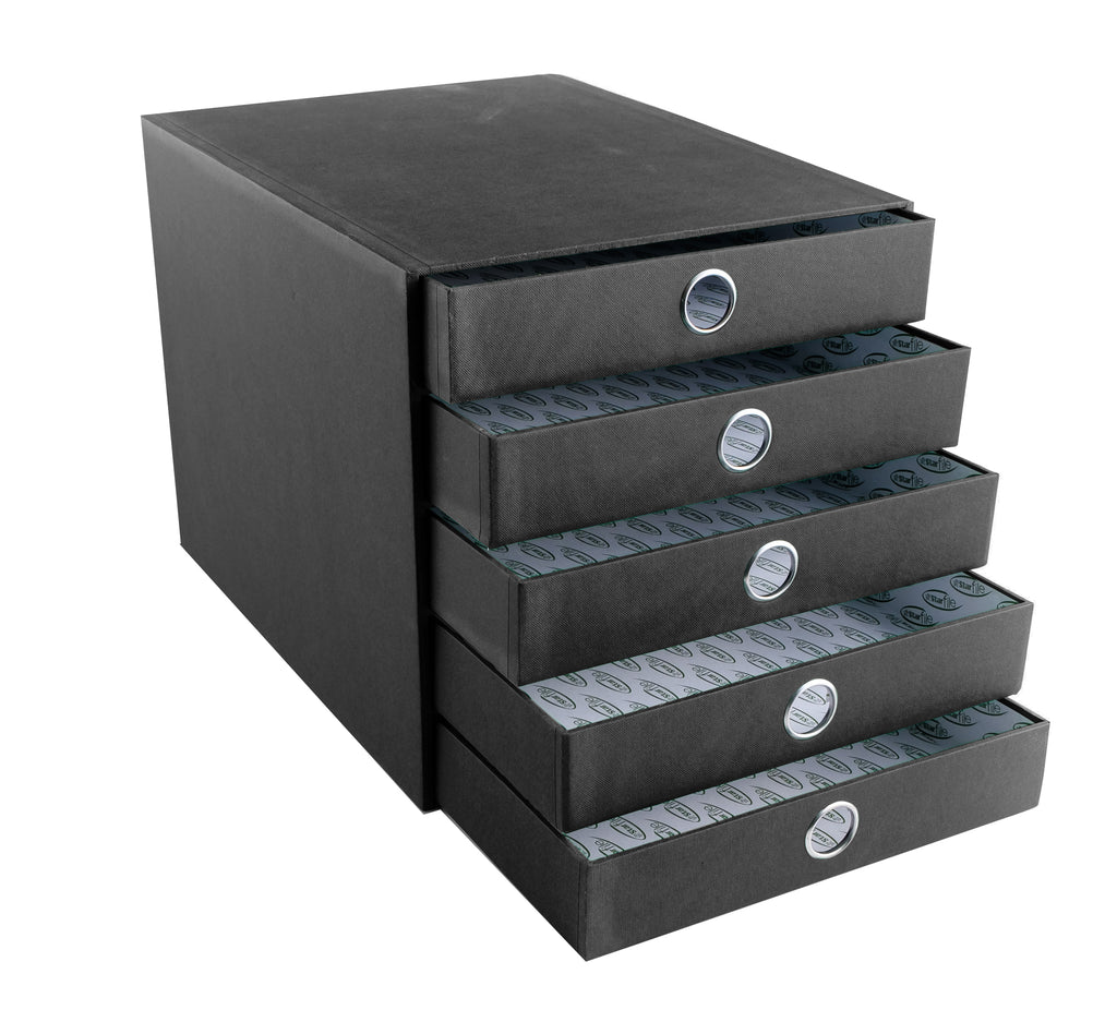 CLEARANCE SALE: Starfile Multi-tray 5 drawers (Buffalo Skin) – Star 360