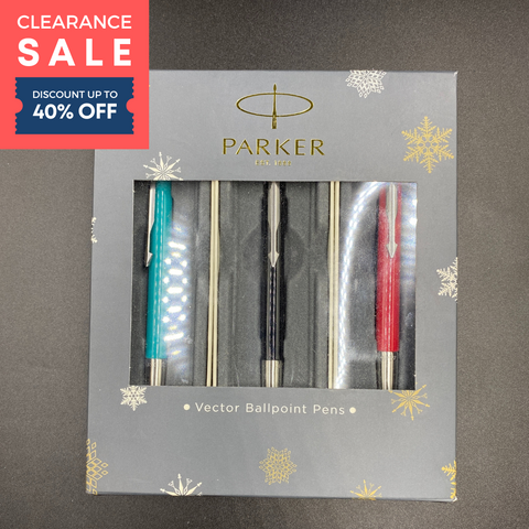 (CLEARANCE SALE) Parker Vector Gift Set Ballpoint