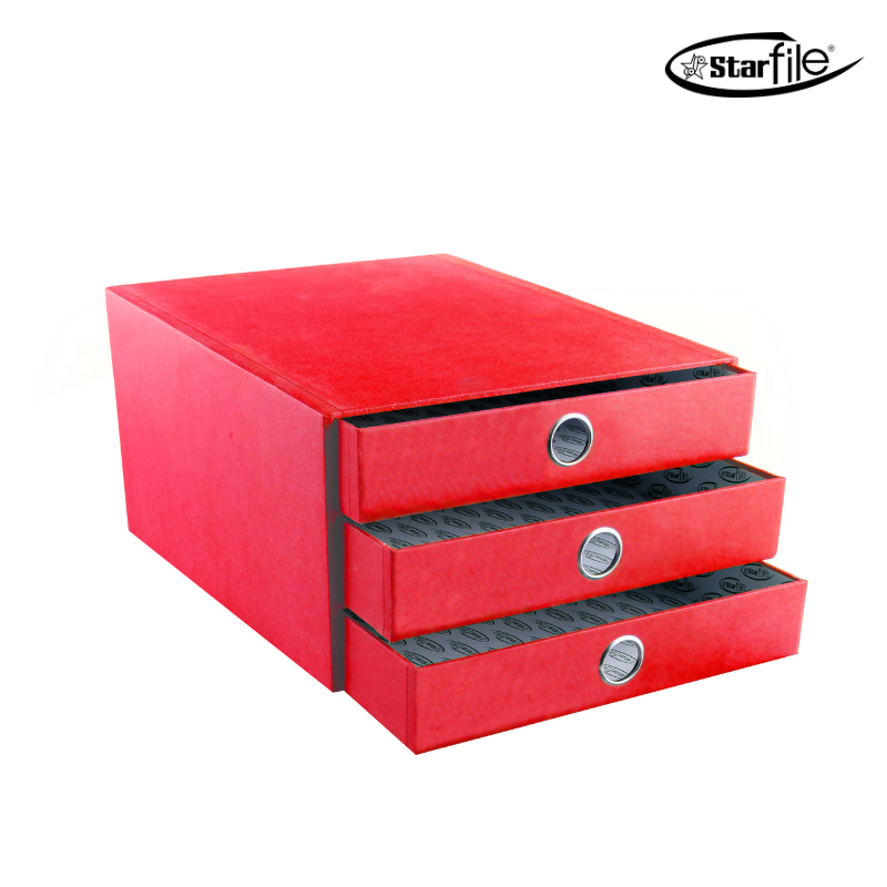 CLEARANCE SALE: Starfile Multi-tray 3 drawers (Buffalo Skin) – Star 360