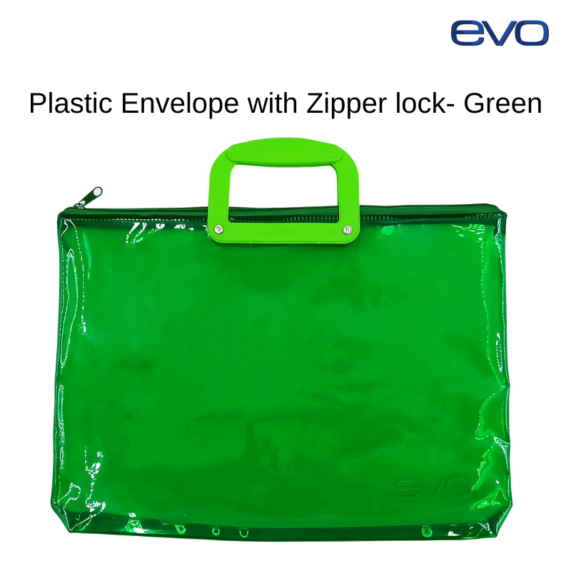 Plastic envelope online with zipper