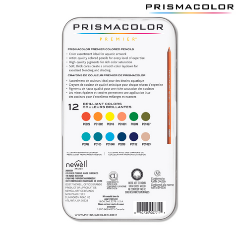 Prismacolor Premier Colored Pencils- 12 set, Landscape