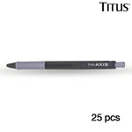 Titus Axis Office Ballpen (Black Ink Only) (25 pcs)
