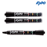 Expo Ink Indicator Dry Erase Whiteboard Marker - Chisel Tip (Black 2s)