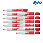 Expo Magnetic Dry Erase Whiteboard Marker with Eraser - Chisel Tip (Pack of 12s)
