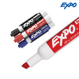 Expo Low Odor Dry Erase Whiteboard Marker with Magnetic Eraser Clip (Asstd 3s)