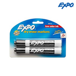 Expo Low Odor Dry Erase Whiteboard Marker - Chisel Tip (Black 2s)