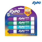 EXPO Low Odor Dry Erase Whiteboard Marker - Chisel Tip (1 New Vibrant Asstd 4s)