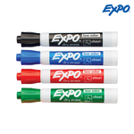 Expo Low Odor Dry Erase Whiteboard Marker - Chisel Tip (Basic Asstd 4s)