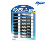 Expo Low Odor Dry Erase Whiteboard Marker - Chisel Tip (Black 8s)