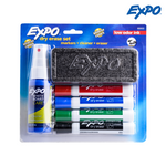 Expo Low Odor Dry Erase Whiteboard Marker - Chisel Tip (Starter Set 4s)