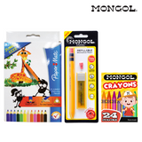 Mongol BTS Bundle with Paper Mate Colored Pencils