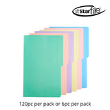 Starfile Pastel File Folders - Short/ Long Size